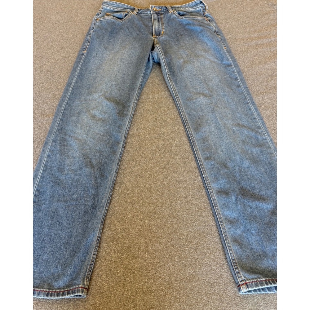Tommy Bahama Denim Mens 32x32 Medium Wash Straight Leg Blue Jeans